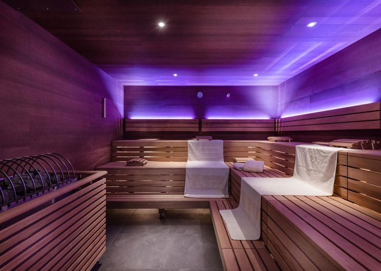 La sauna finnlandese del nostro hotel benessere a Scena