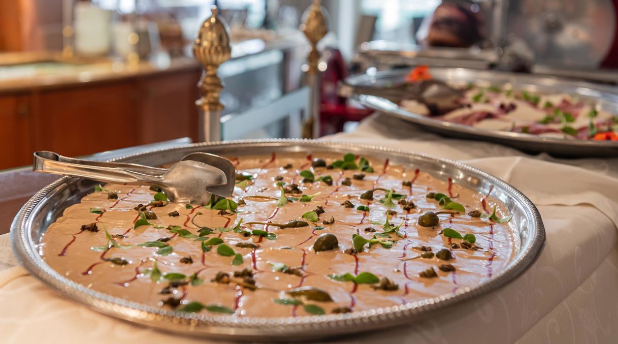 Vorspeisenbuffet in unserem Genusshotel bei Meran