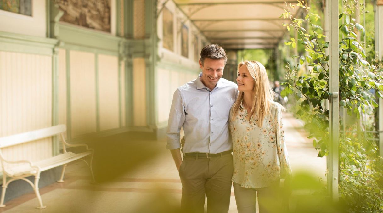 A couple in Merano/Meran